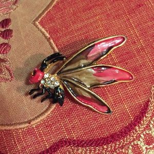 Charming vintage insect pin